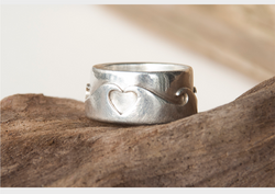 Silber-Herzring