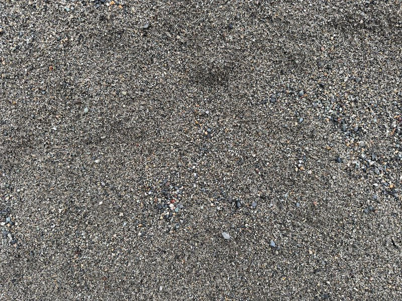 Close-up of washed sand showing fine, clean sand particles with even texture.