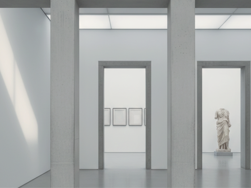 Eingangshalle eines Museums: Symbol für die Aufgabe "Übersicht gewinnen"