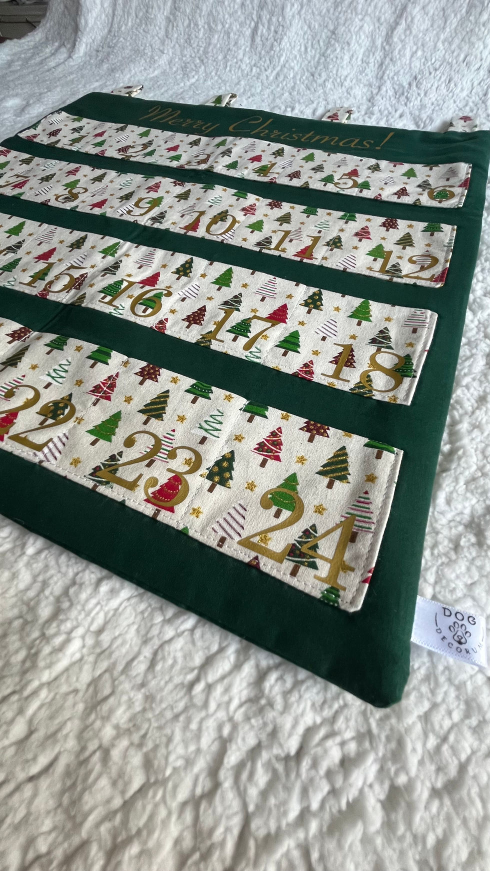 Thumbnail: Advent calendar green with trees