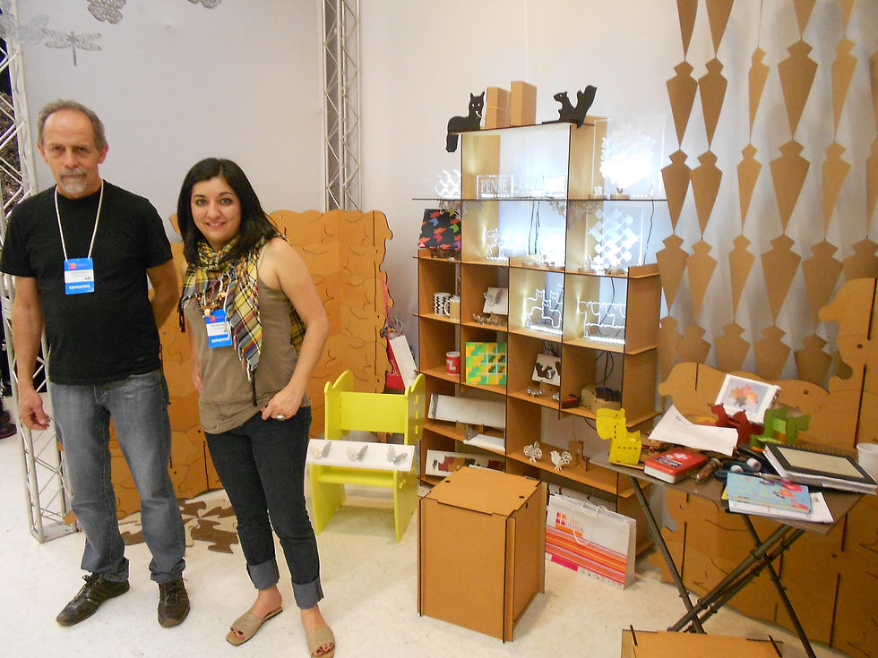 Cláudio e Cristina em exposição