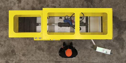 Hydraulic Cylinder Test Rig Testing Machine Bench Piston Italy Automatic Report