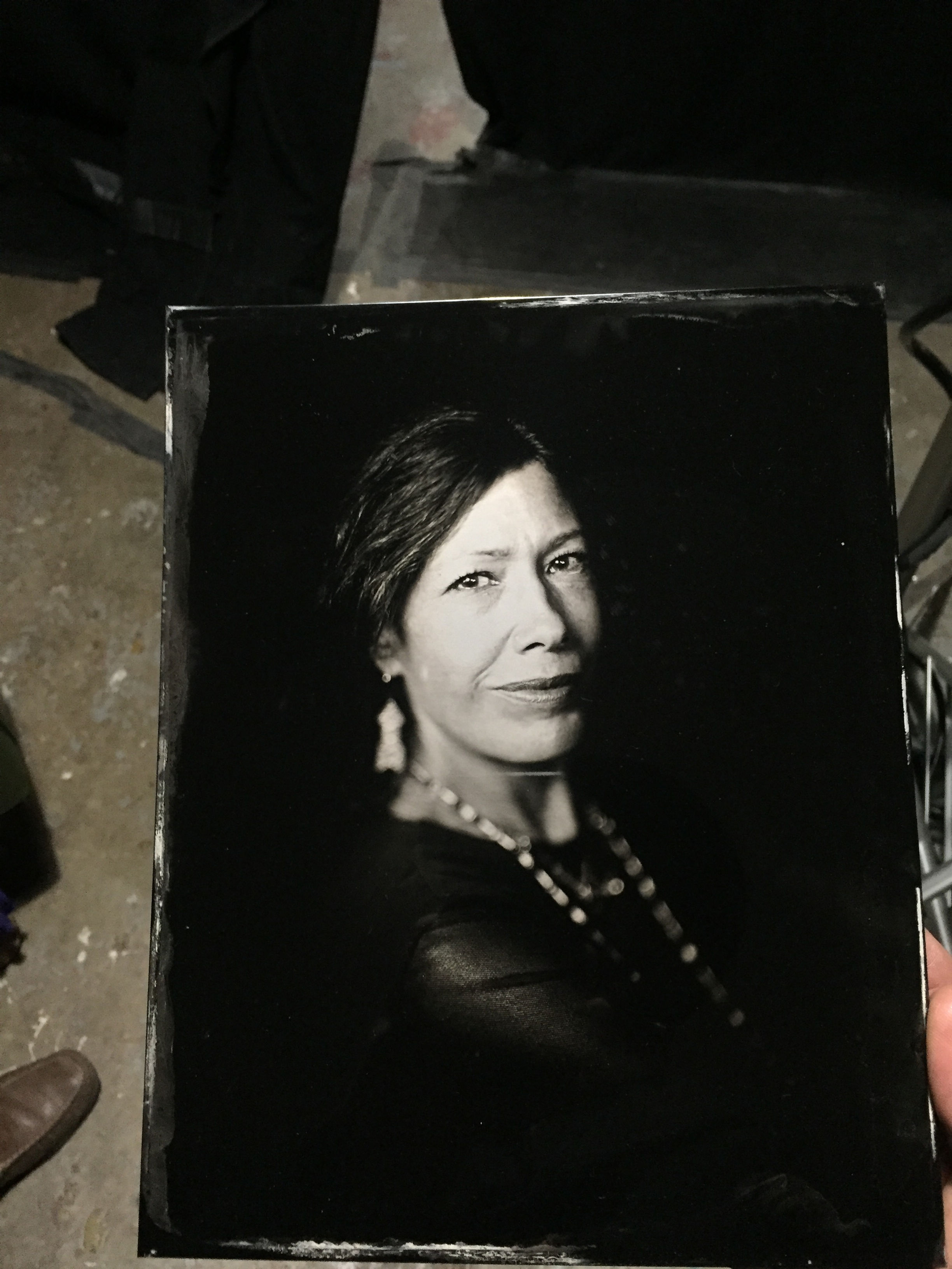 8"x10" tintype portrait session