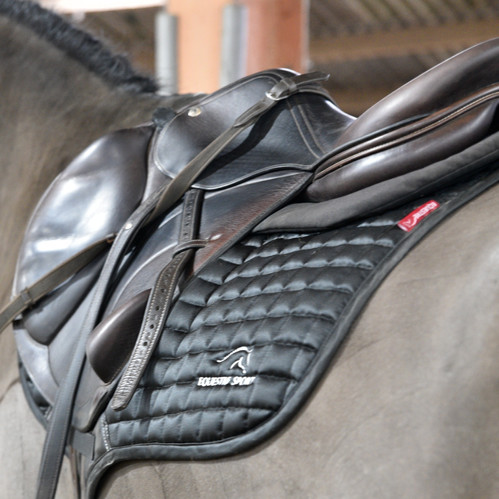 Phoenix Contact Gel Saddle Pad - Grey with Brown Faux Croc main image 0