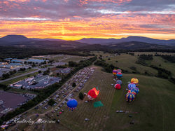 Balloons Over Rockbridge — Sunset