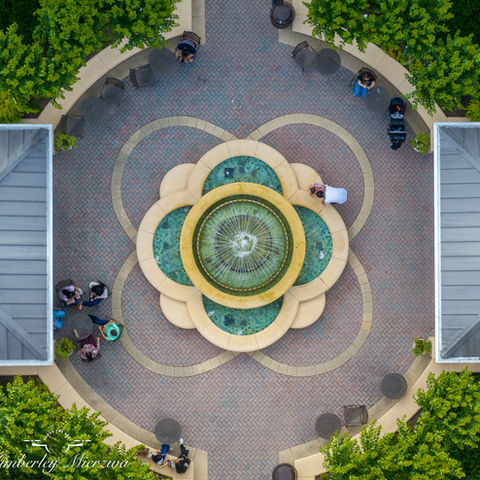 Drone Picture Fountain Short Pump Mall