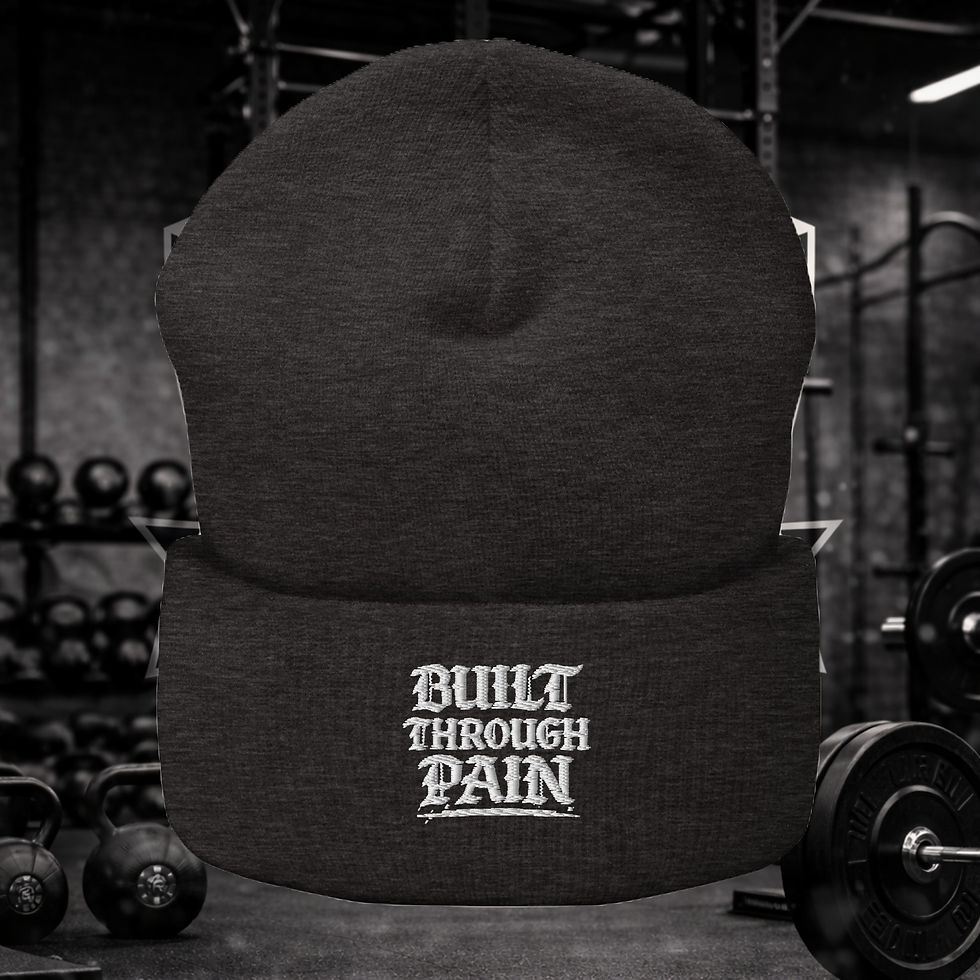 Thumbnail: BUILT THROUGH PAIN BEANIE 