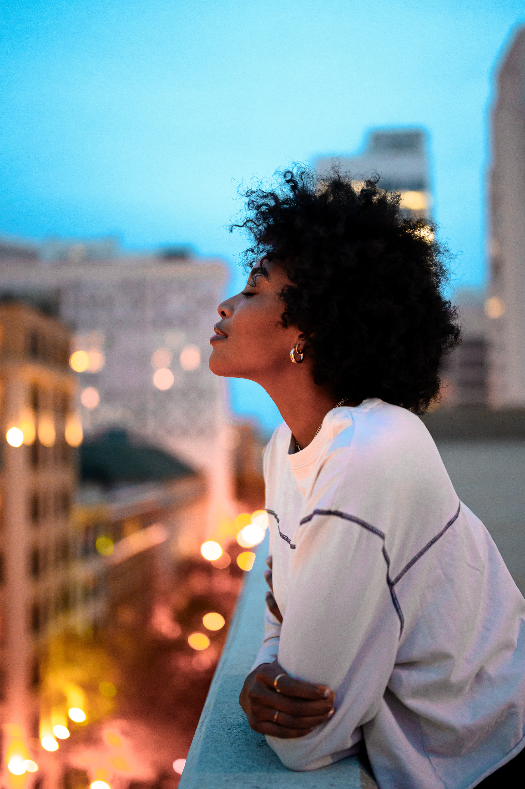 Woman with increased confidence, enjoying life