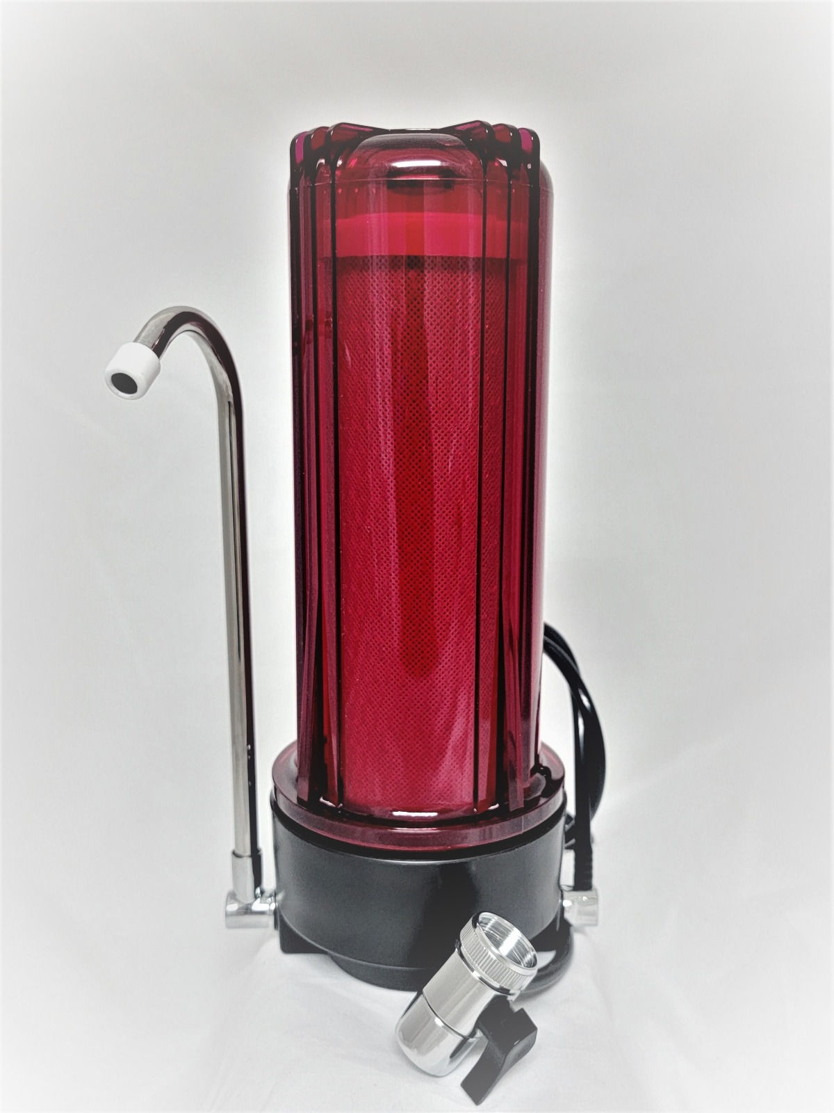 Filtro Purificador de Agua Rojo | Red Clear Case Countertop Water Purifier