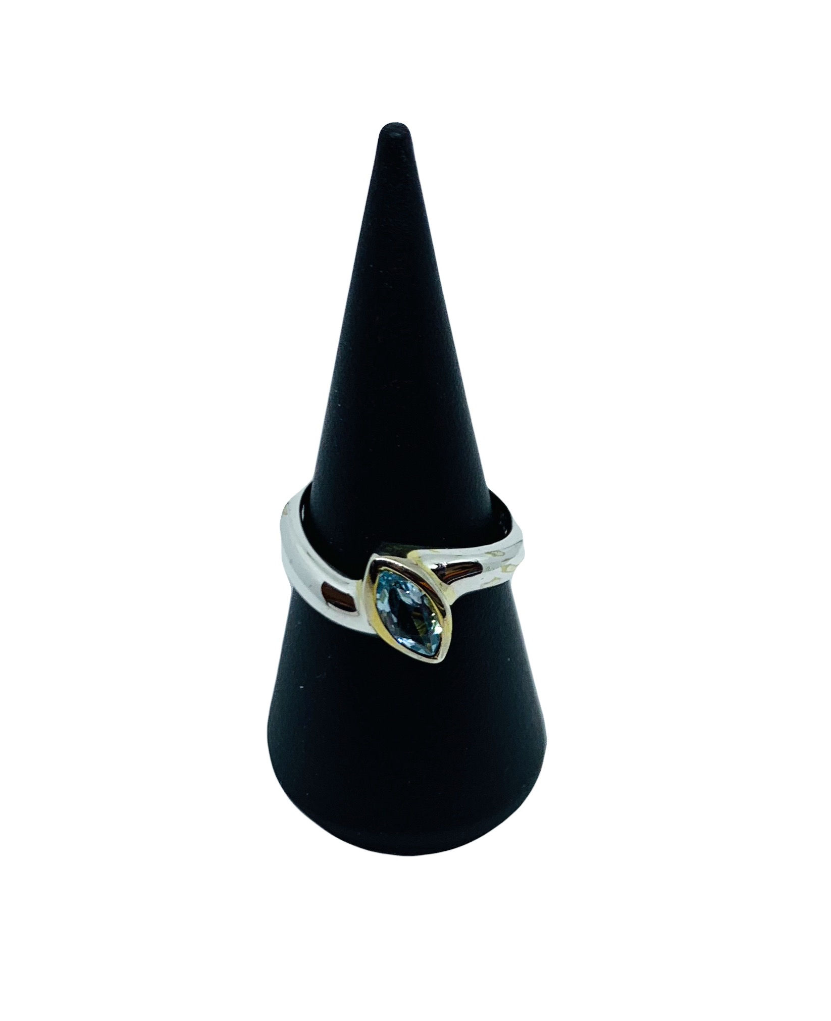 Marquise Aquamarine ring
