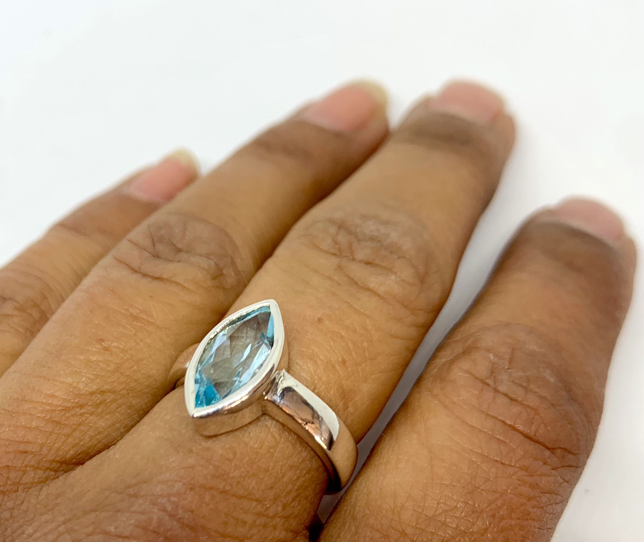 Aquamarine ring
