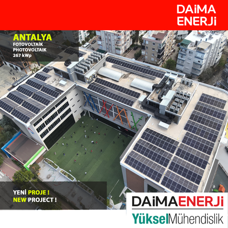 2025’in ilk projelerimizden biri olan bir Özel Okul GES projesinde daha son aşamaya geldik!