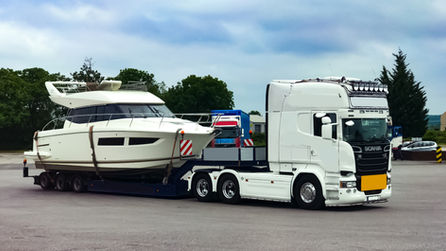 Luxury boat delivery nationwide by Shermez Logistics