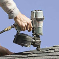 Nail Gun Fixing Roof