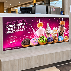 The Dapper Doughnut wall sign