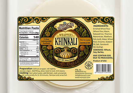 Khinkali Dough Wrappers