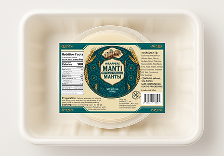 Manti Dough Wrappers