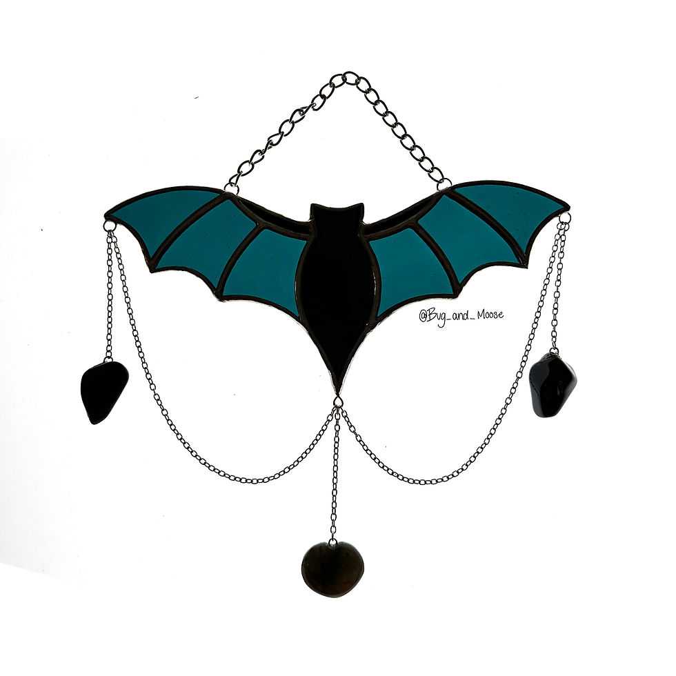 Thumbnail: Stained Glass Bats w/ Stones