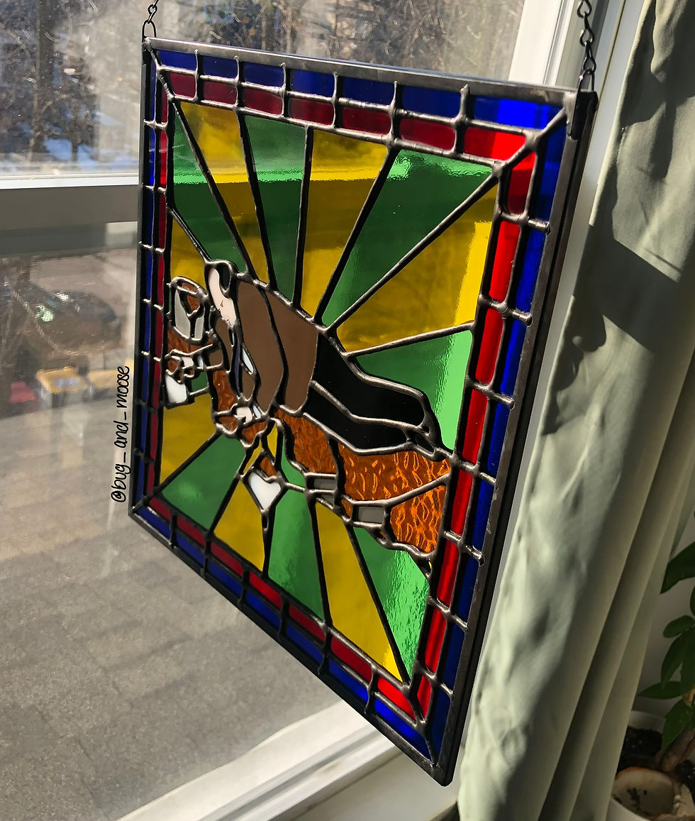 Thumbnail: "Kevin's Famous Chili" Stained Glass Piece