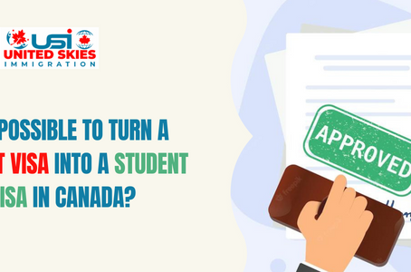 Is It Possible to Turn a Tourist visa into a student visa in Canada?
