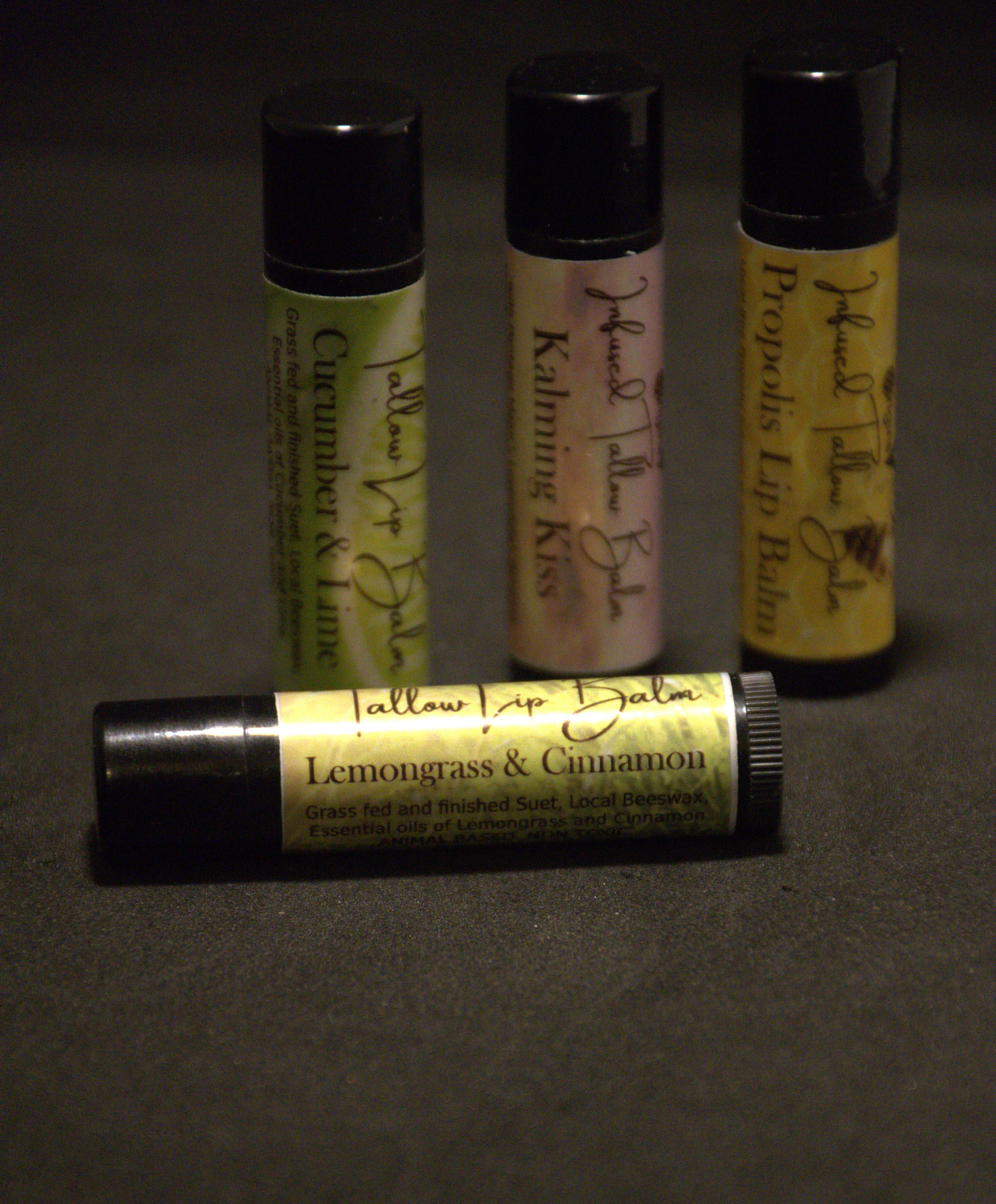 Lemongrass & Cinnamon Tallow Lip Balm