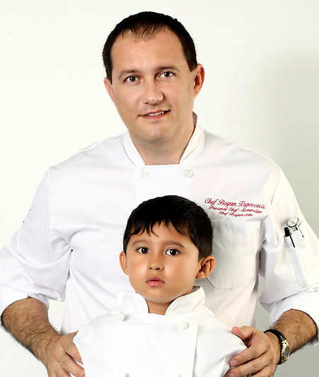 Chef Boyan with his son 2017