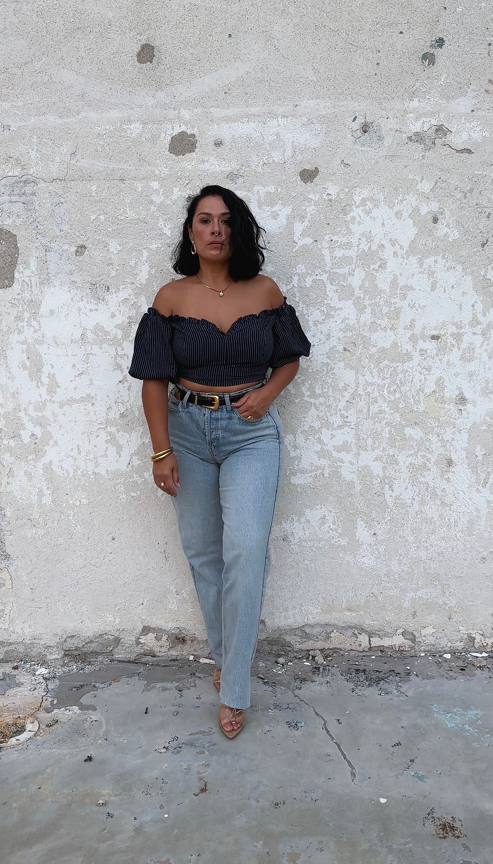 Puff Sleeve Crop Top