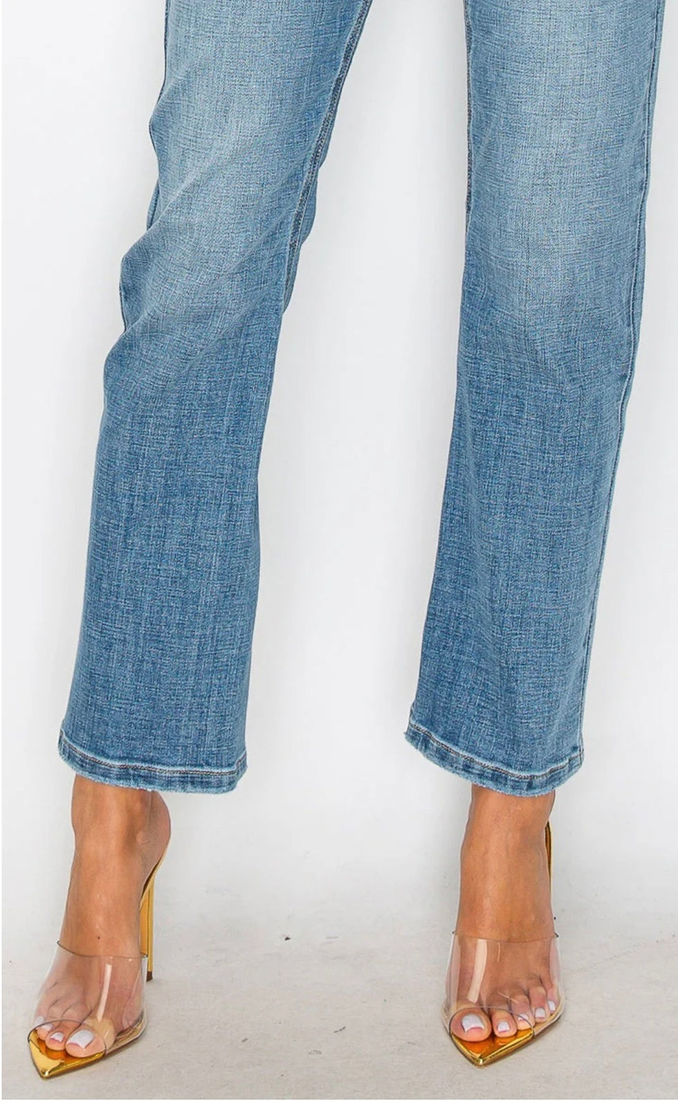 Thumbnail: GIGI HIGH RISE STRAIGHT JEANS