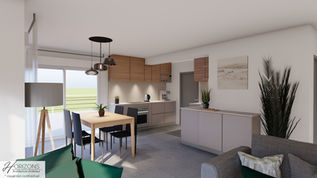 Appartement moderne décoré par un architecte d'intérieur