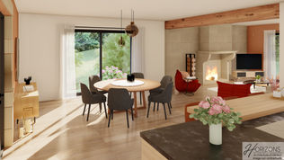 Rénovation d'une maison en Bourgogne par un architecte d'intérieur