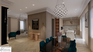 Appartement haussmannien haut de gamme décoré par un décorateur d'intérieur