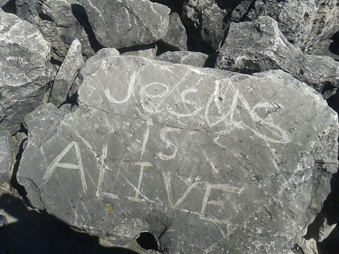 Jesus is alive rock.jpg