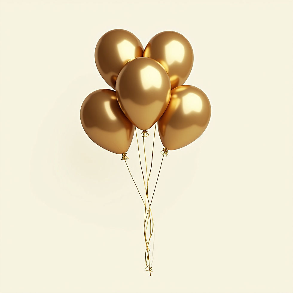 Palloncini Festa Oro