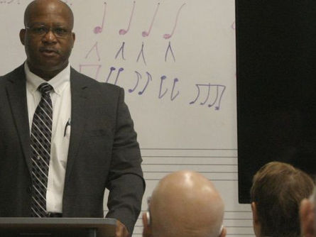 Ralph Wright Jr. speaks at the 33rd annual Florida Respect Life Conference