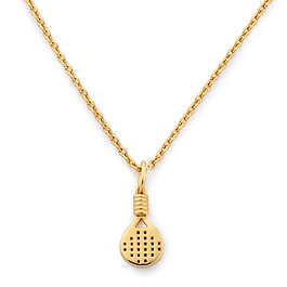 Mini Padel Necklace Gold