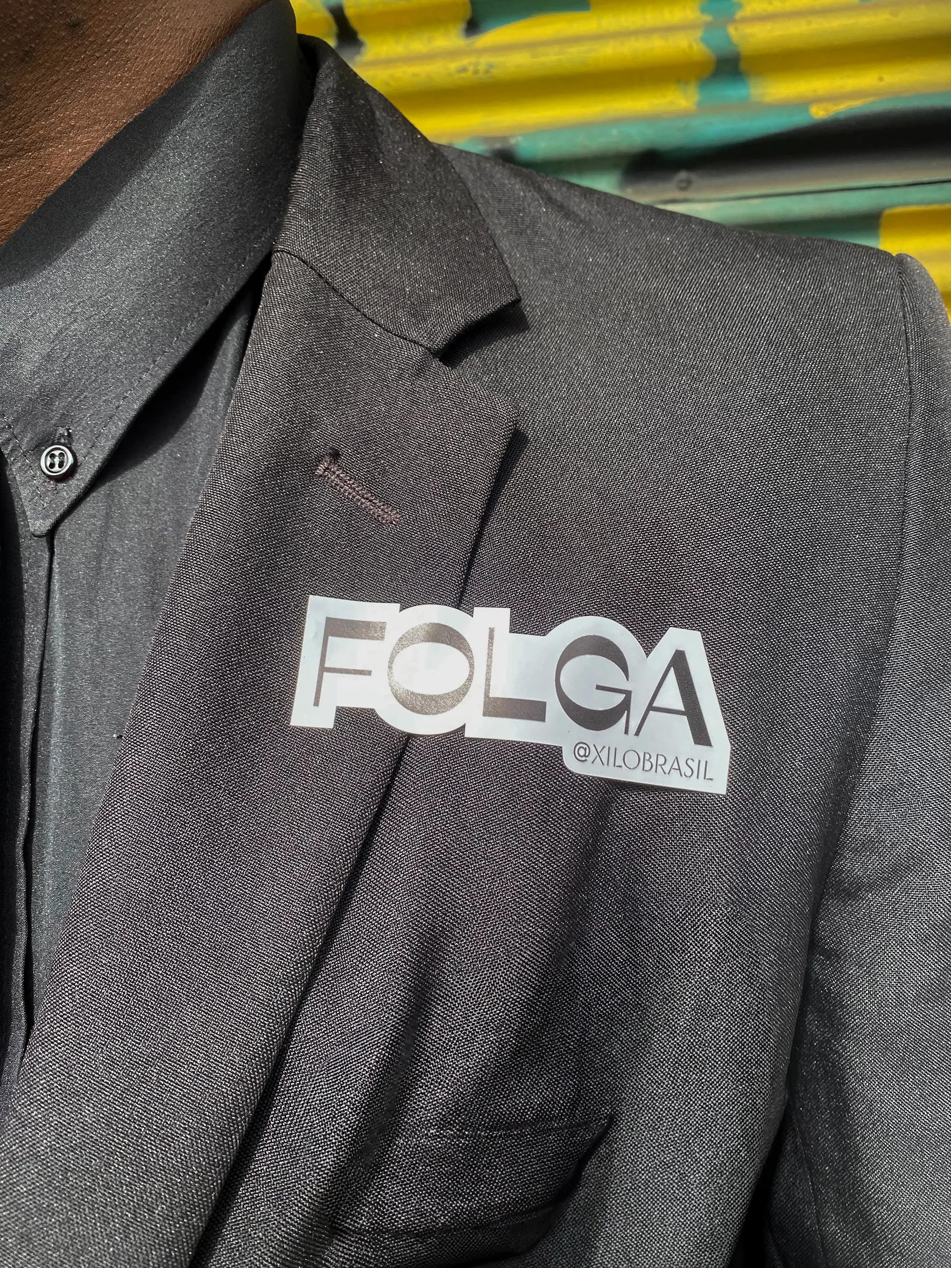adesivo do evento