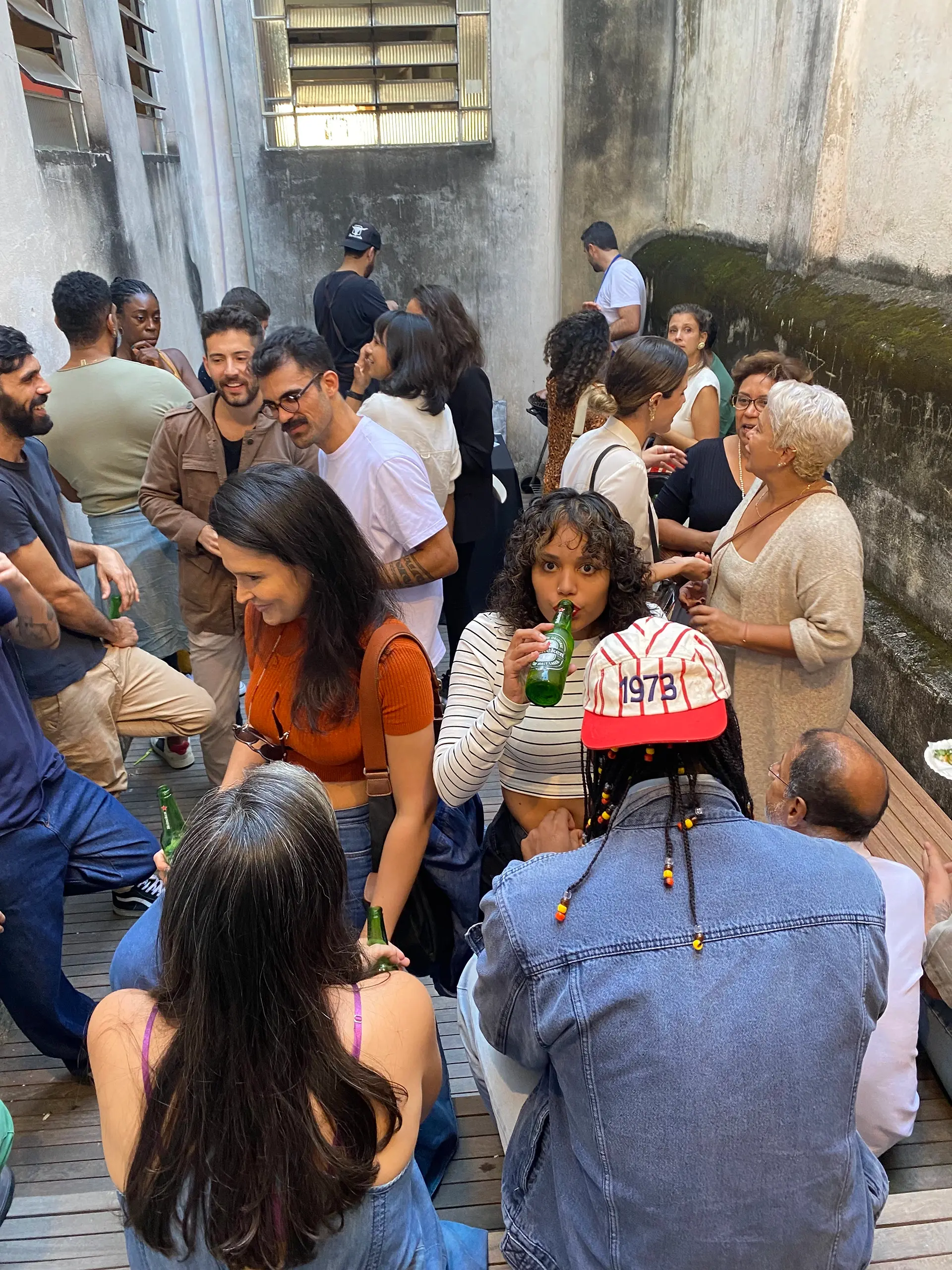 visitantes da FOLGA no desck