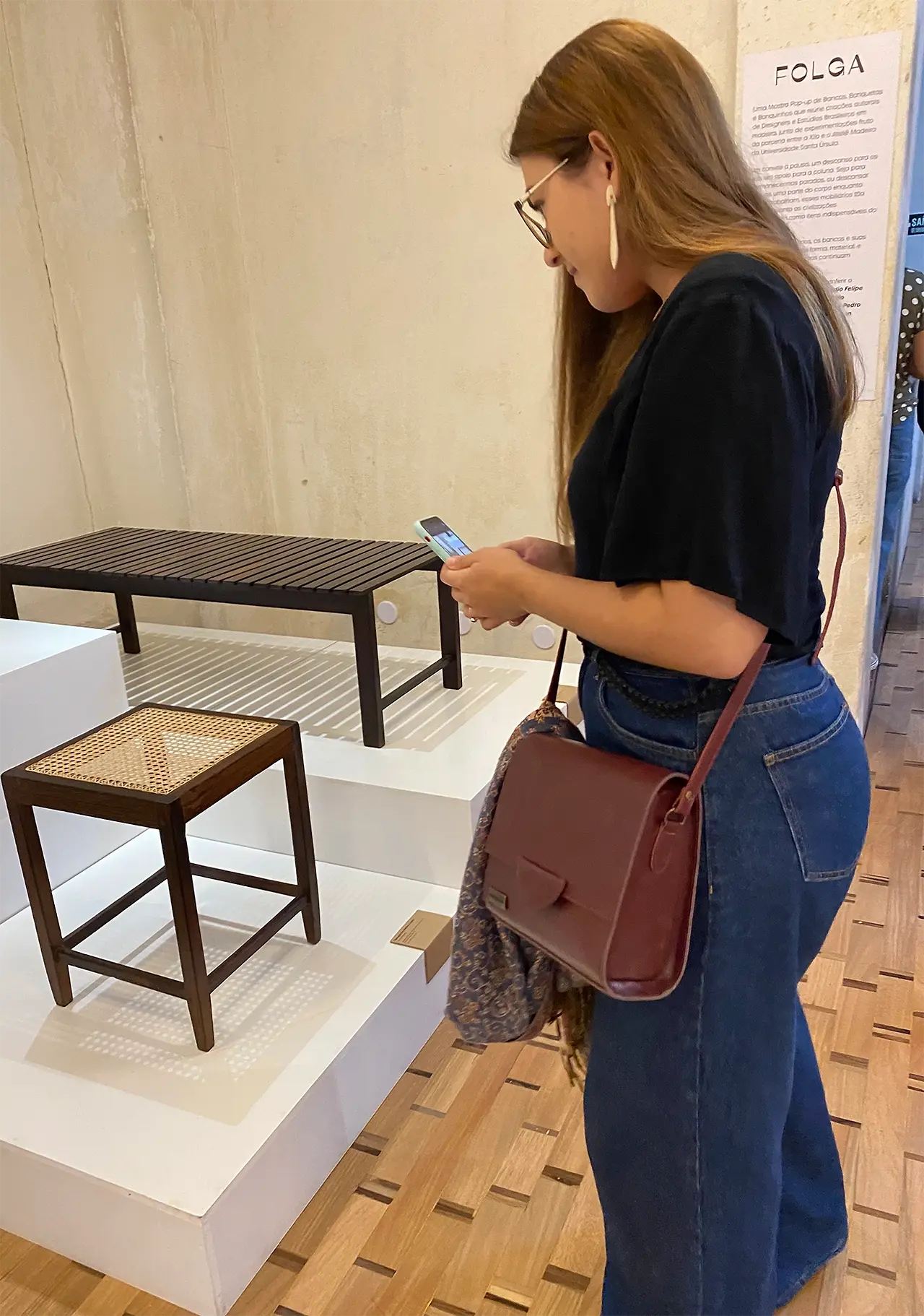 exposição de mobiliário