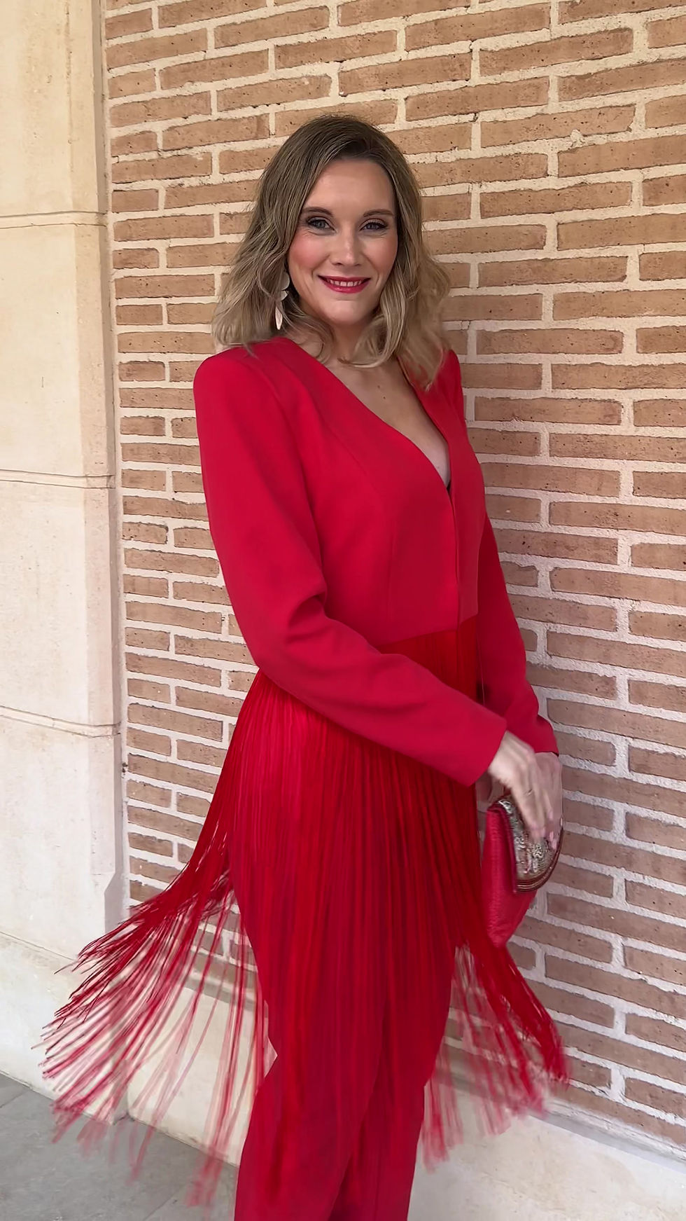 Miniatura: Traje para invitada de boda, traje de comunión, traje para boda, vestido para madrina,vestido hermana del novio, seda y color