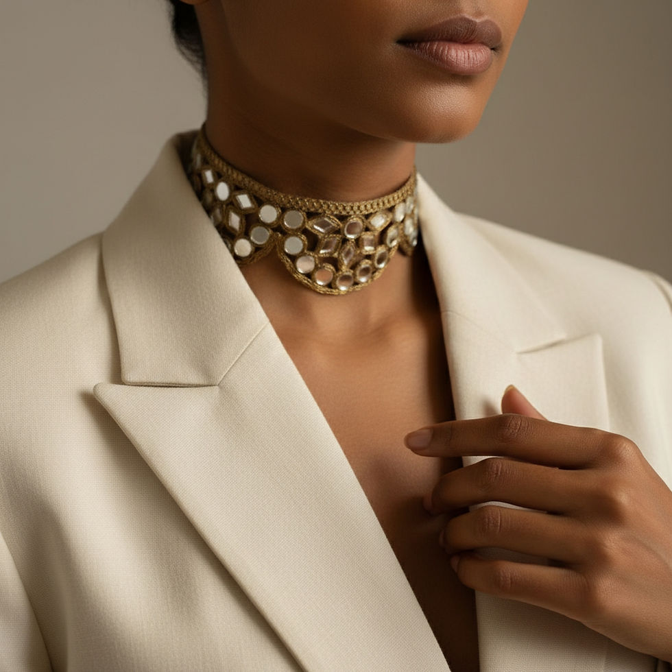 choker, gargantilla de cristales, choker para boda, chocker boda, bisutereria para boda, complementos para boda, lookinvitada