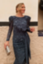 vestido azul, vestido para boda de tarde, vestido invitada madrid