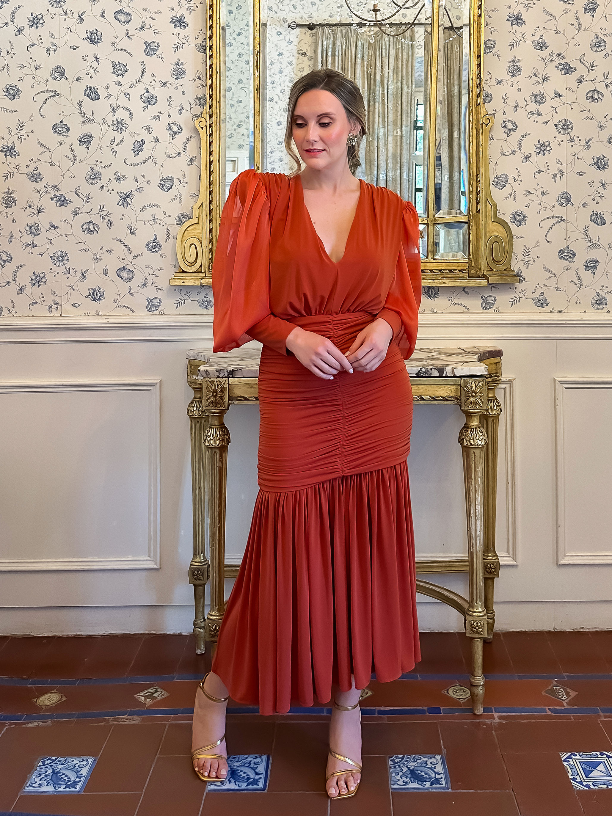 vestido juvenil para invitada de boda en Madrid