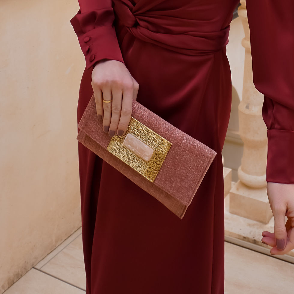 Miniatura: bolso de mano para boda, bolso para boda de invierno, bolso rosa pastel para boda, bolso para madrina, bolso ideal para bodas