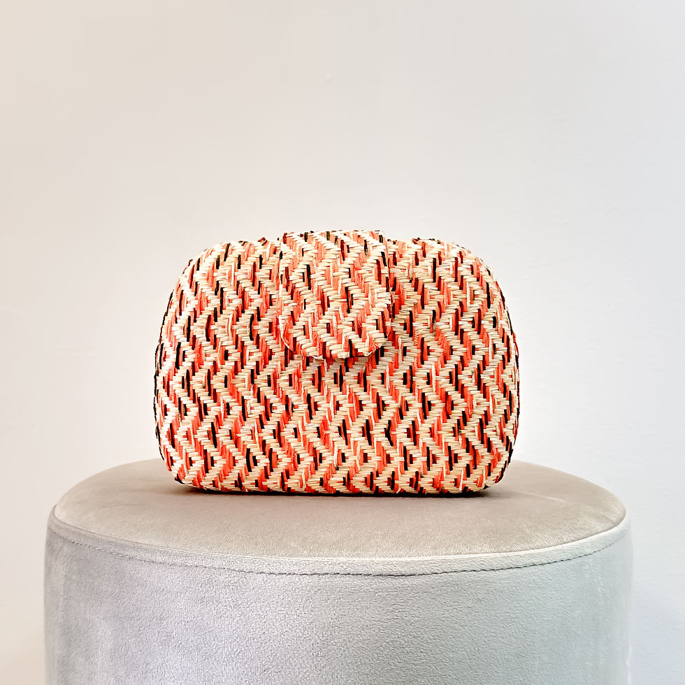 Bolso de fiesta en rafia, bolso para boda de verano, bolso de mano, bolso para boda naranja