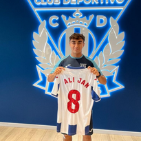 Elite Football player Ali Jan with our amateur football development pathways leading to signing with CD Toledo.