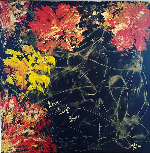 Live, laugh, love | Acrylic