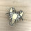 Miniature : Broche homard or et noir