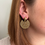 Miniature : Boucles d'oreilles dorées scintillantes