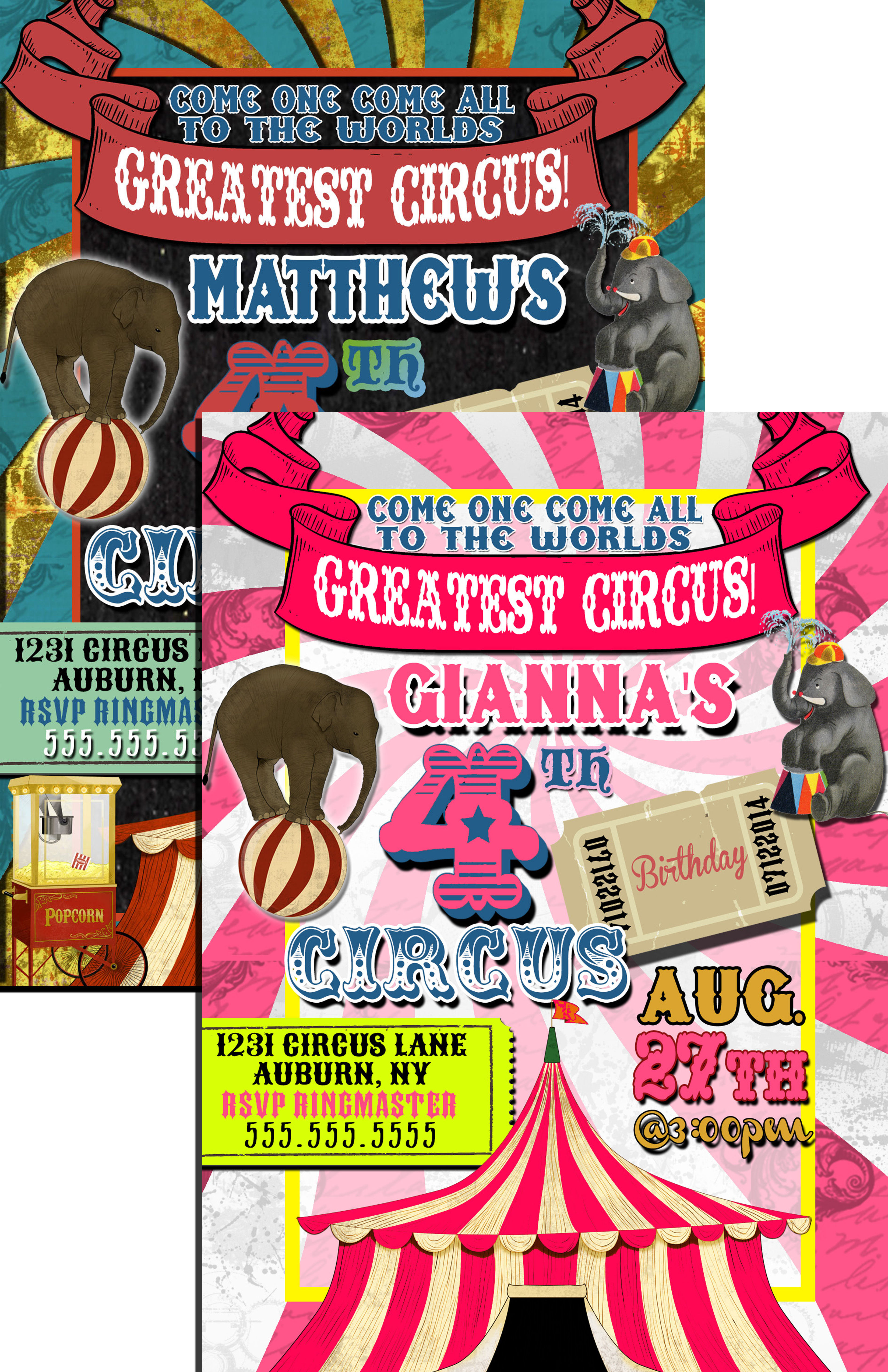 Unique Vintage Circus
