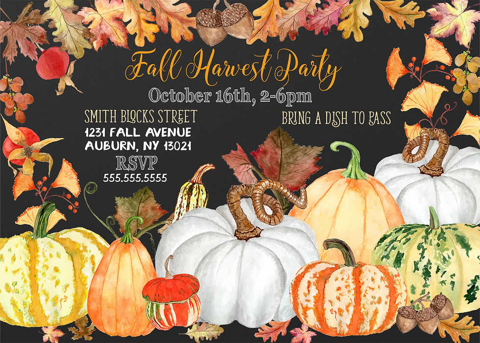 Thumbnail: Pumpkins Galore Fall Invites